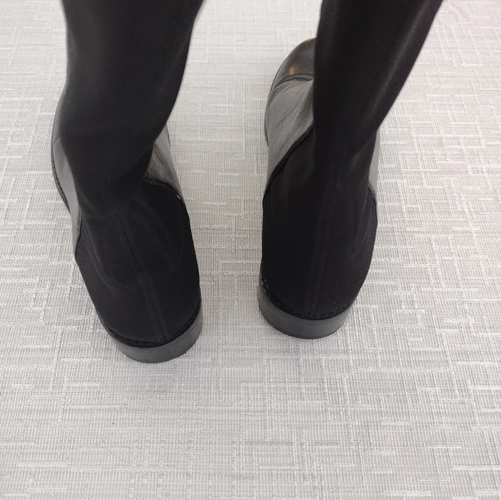 Stuart Weitzman 50/50 Over The Knee Boots Black Size 5.5 New